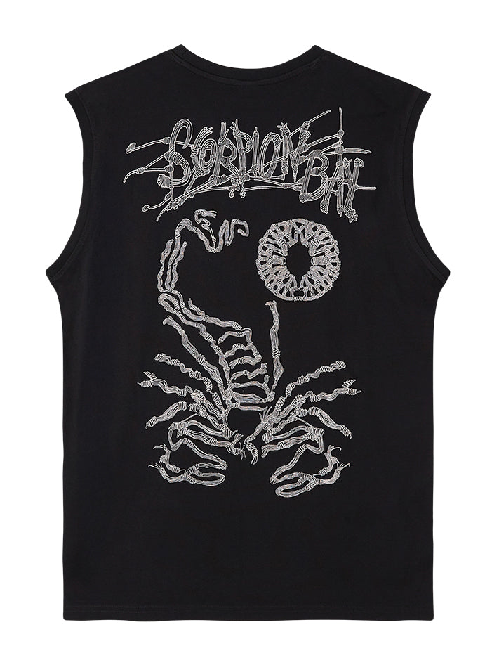  SCORPION BAY T-SHIRT SLEEVELESS BLACK