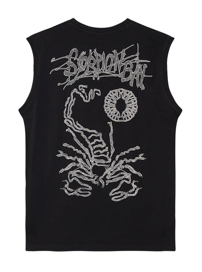  SCORPION BAY T-SHIRT SLEEVELESS BLACK