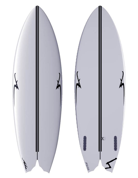  SEQUOIA X ALOHA CFD FISH DOUBLE BAT TWIN FIN