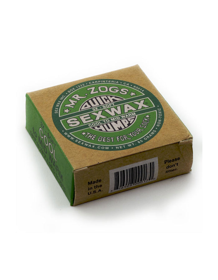  SEX WAX QUICK HUMPS 3X SOFT COOL TO MID WARM 58°F-74°F