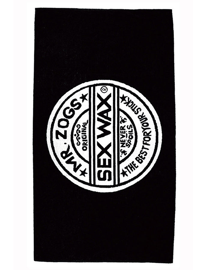  SEXWAX BEACH TOWEL BLACK XL