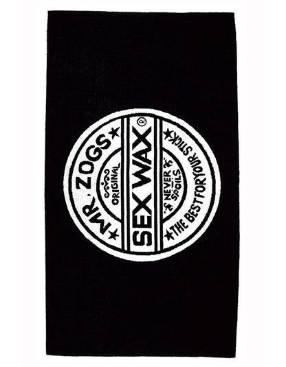  SEXWAX BEACH TOWEL BLACK XL