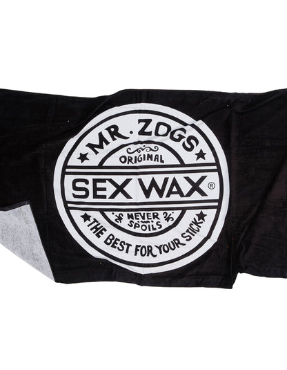  SEXWAX BEACH TOWEL BLACK XL