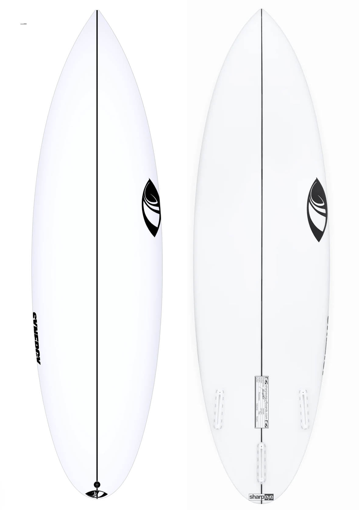  SHARP EYE SURFBOARDS SYNERGY ROUND TAIL FUTURES FINS