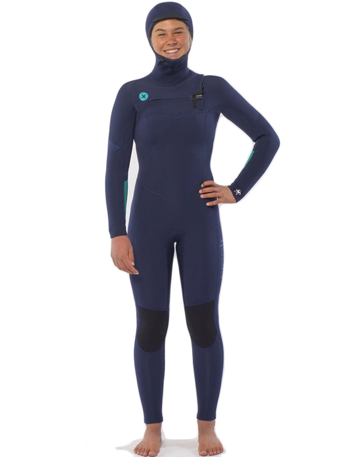 SISSTREVOLUTION 5/4 HOODED CHEST FULL WETSUIT STRONG BLUE