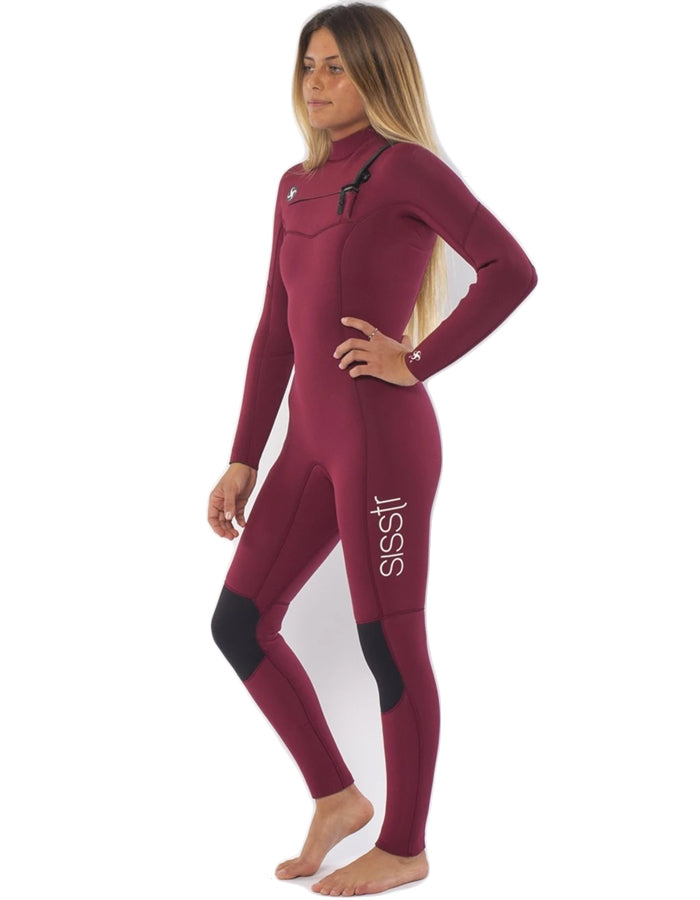  SISSTREVOLUTION SEVEN SEAS 5/4 CHEST FULL WETSUIT WINE