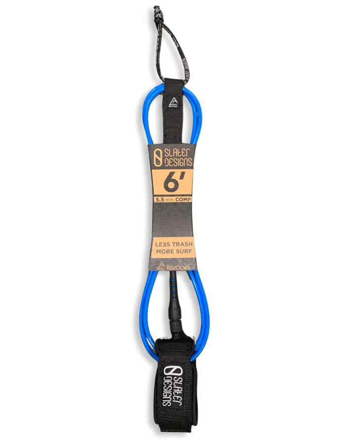  SLATER DESIGNS 6' LEASH COMP 5.5MM BLUE