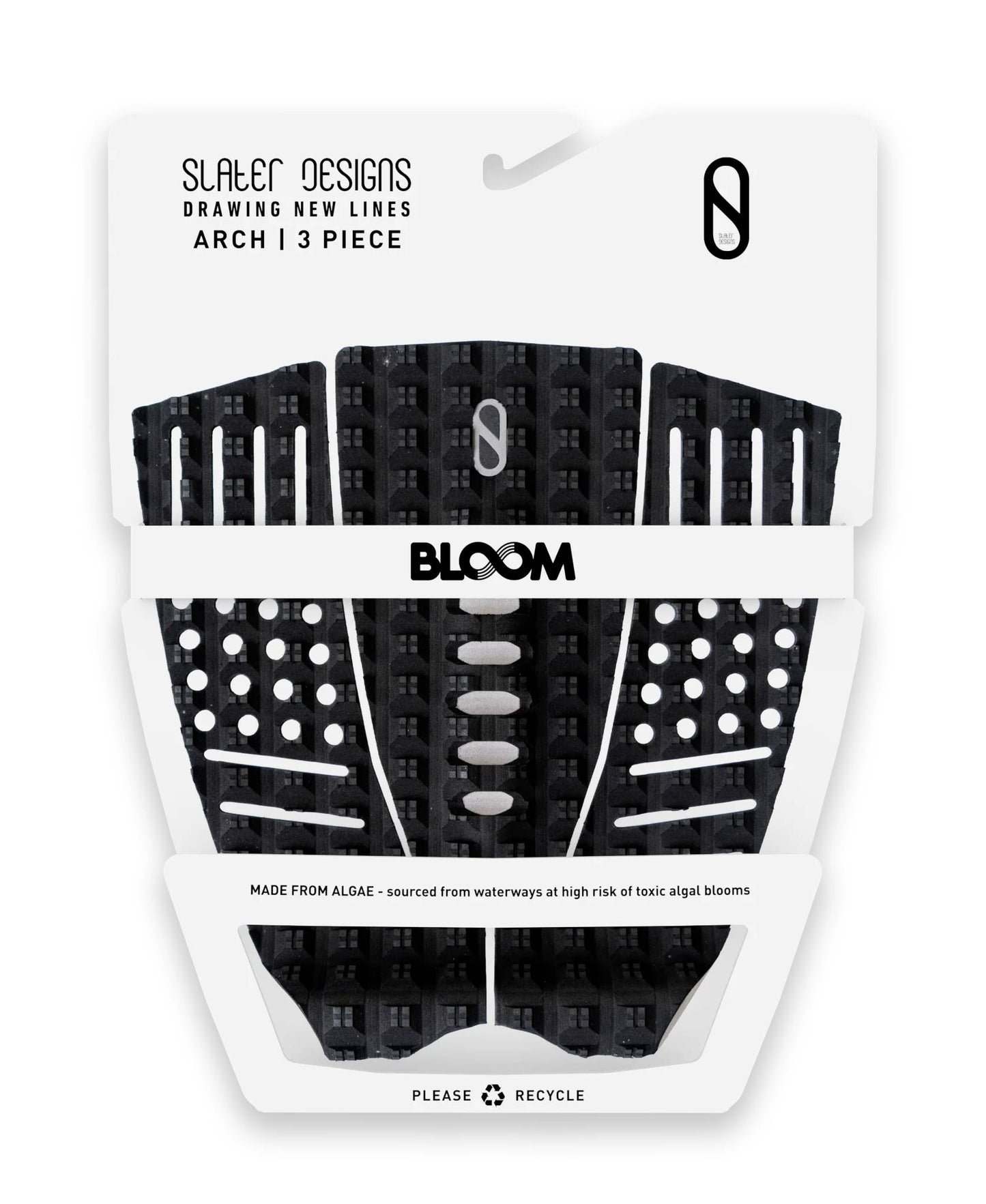  SLATER DESIGNS 3 PIECE TRACTION ARCH PAD BLACK