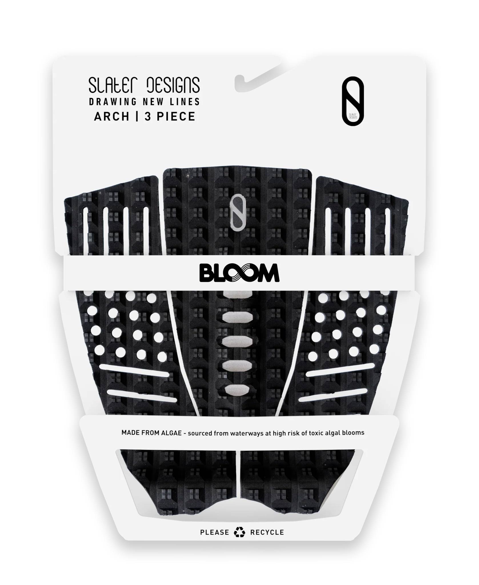  SLATER DESIGNS 3 PIECE TRACTION ARCH PAD BLACK