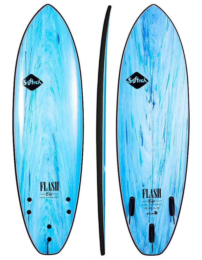  SOFTECH FLASH ERIC GEISELMAN SOFTBOARD FCSII AQUA MARBLE