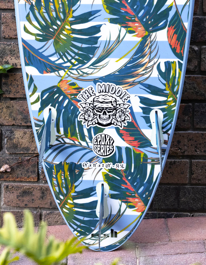  SOFTECH THE MIDDIE EPOXY SOFTBOARD FCSII TROPICAL 5'10"| 6'4"| 6'10"