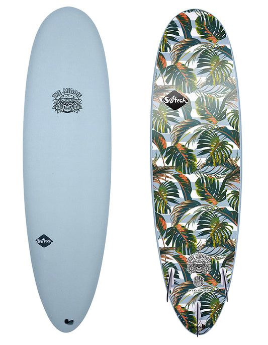  SOFTECH THE MIDDIE EPOXY SOFTBOARD FCSII TROPICAL 5'10"| 6'4"| 6'10"