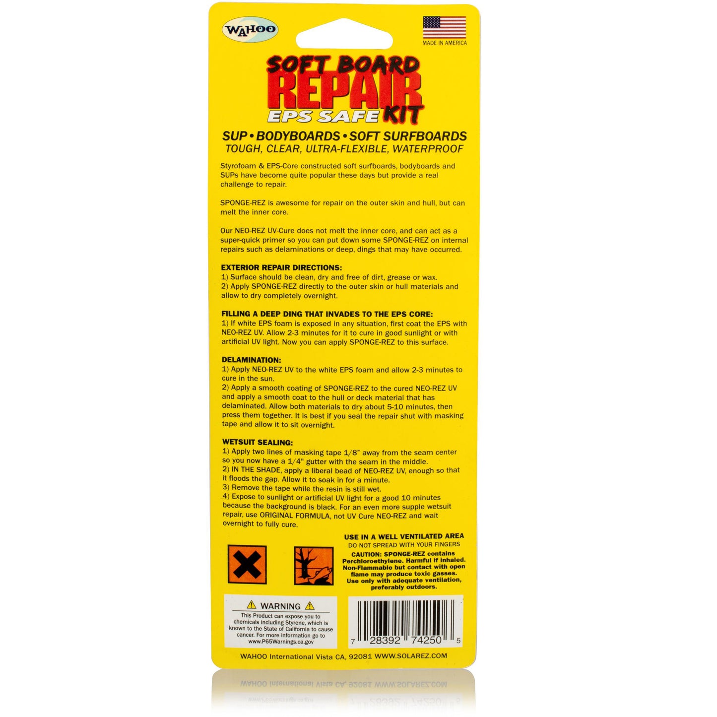  SOLAREZ SPONGE-REZ SOFT BOARD REPAIR KIT 1 FL.OZ