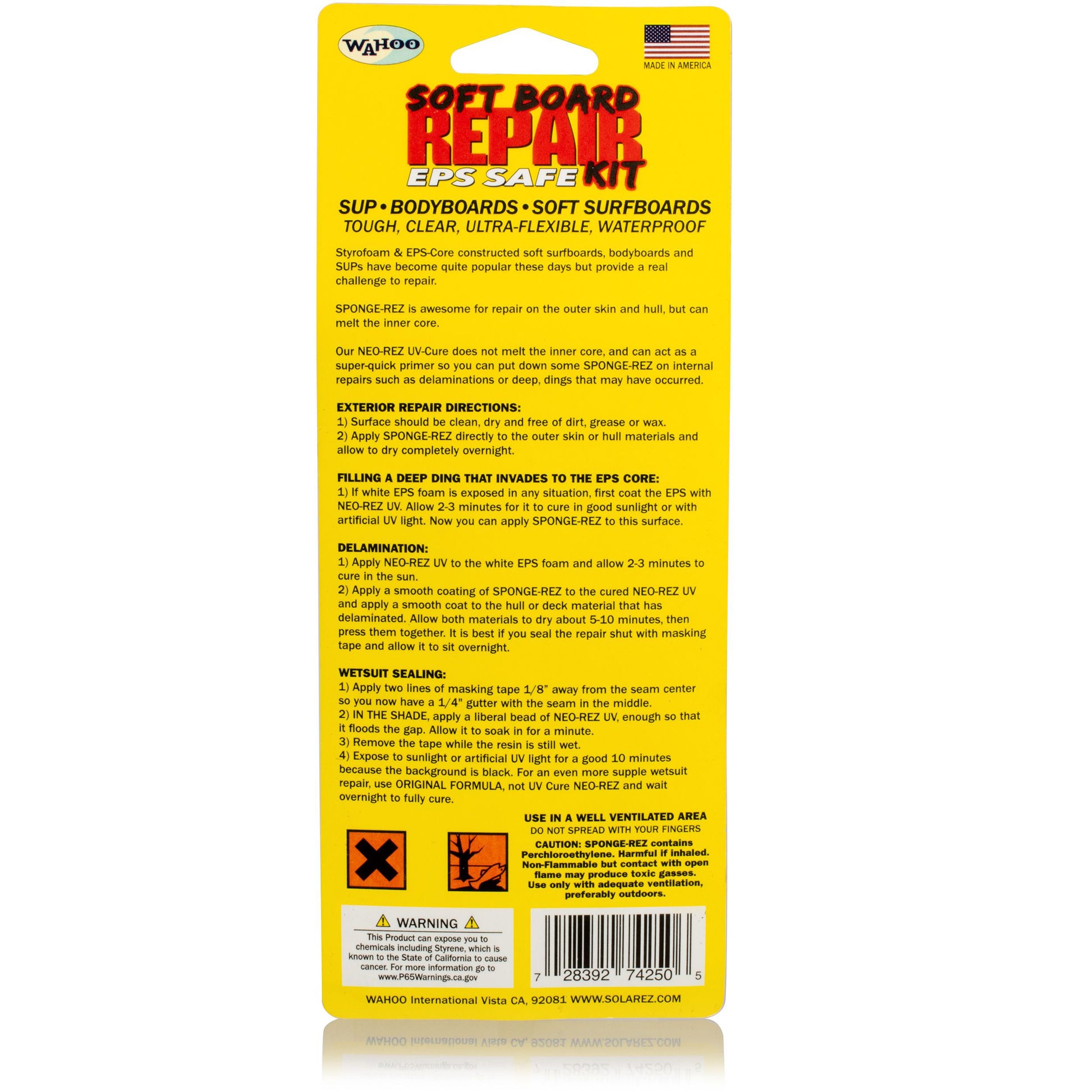  SOLAREZ SPONGE-REZ SOFT BOARD REPAIR KIT 1 FL.OZ