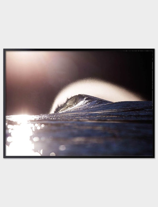  SUN RISING SURF PHOTO PRINT