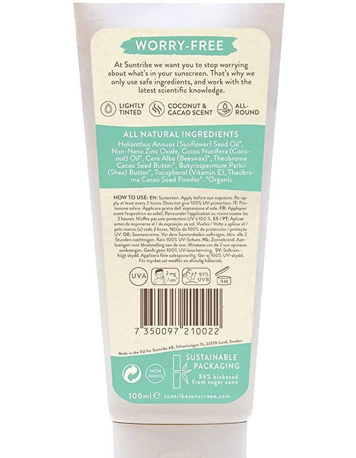 SUNTRIBE MINERAL BODY & FACE SUNSCREEN SPF30 100ML