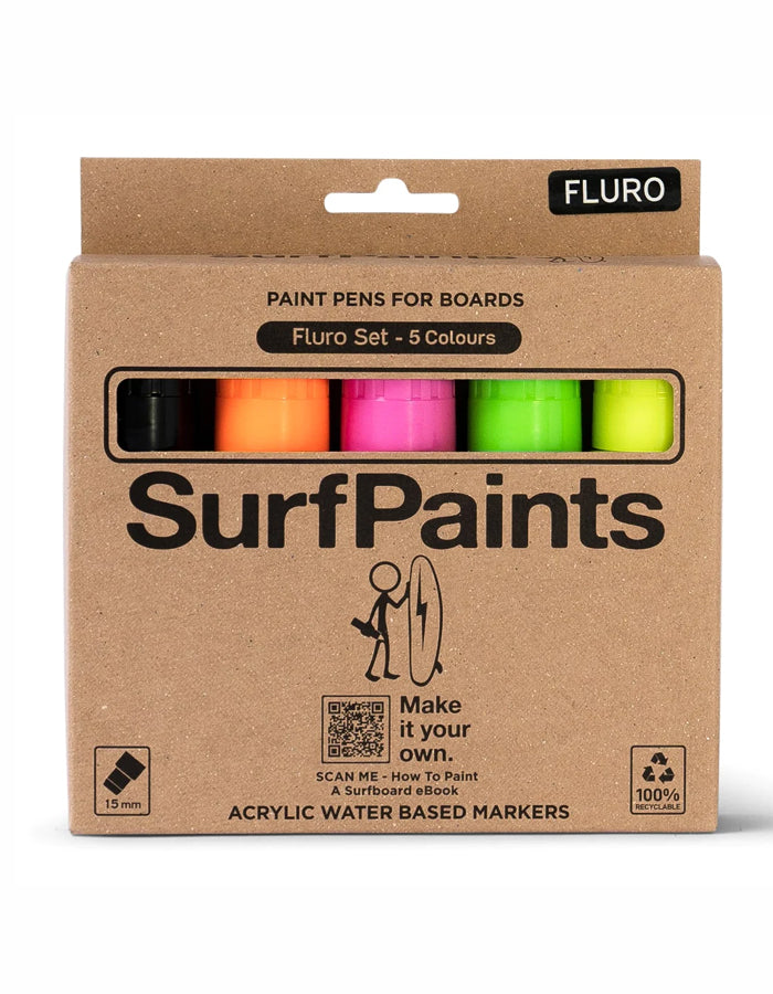  SURF PAINTS FLURO SET 15MM
