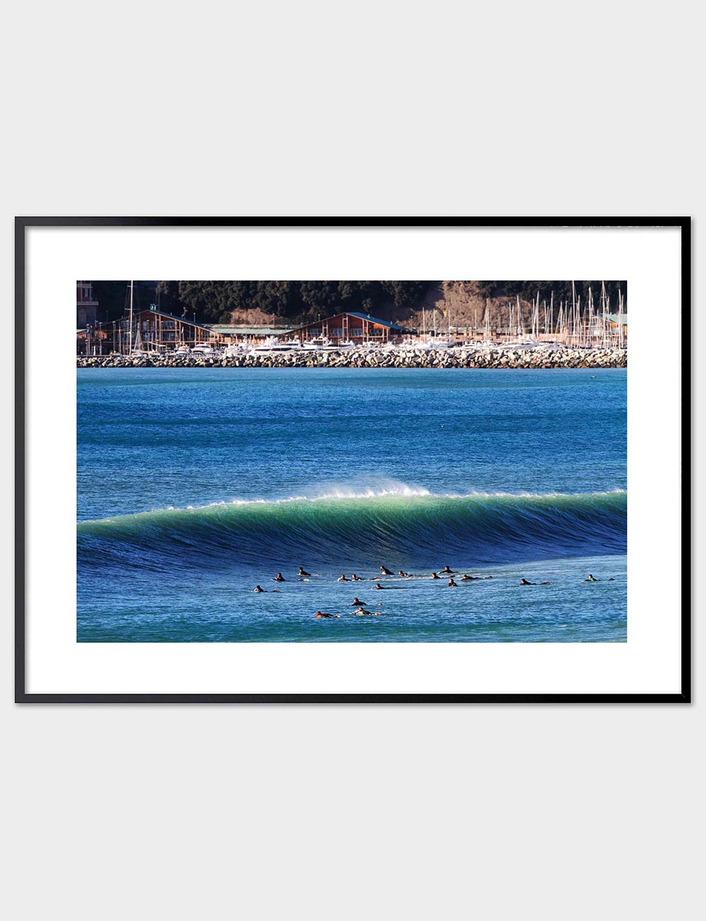  SURFING LA SANTA SURF PHOTO PRINT