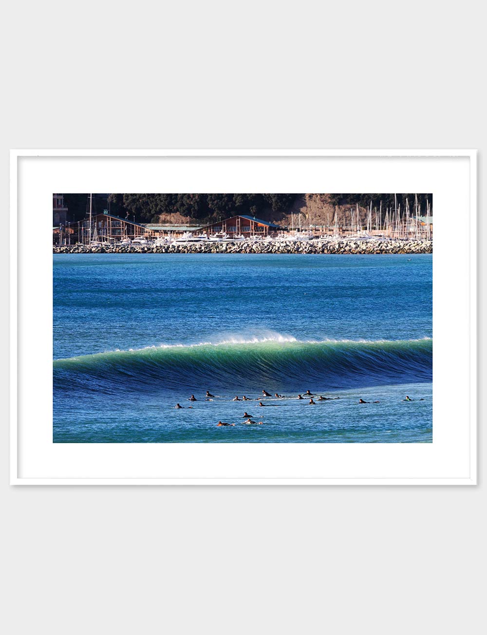  SURFING LA SANTA SURF PHOTO PRINT