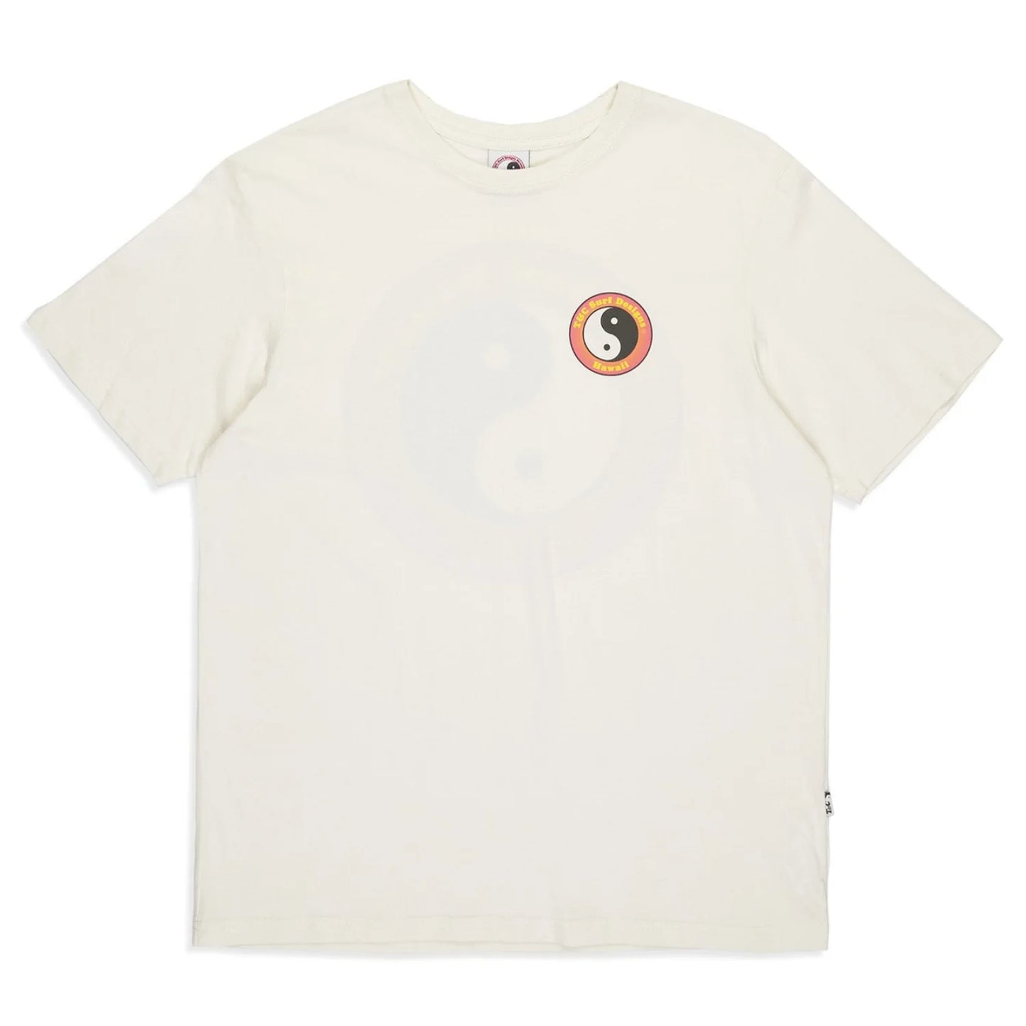  T&C SURF DESIGNS YY LOGO S/S TEE OFF WHITE