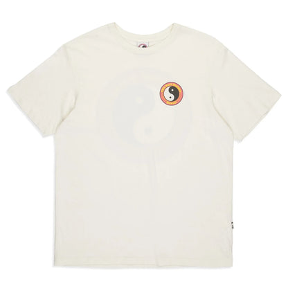  T&C SURF DESIGNS YY LOGO S/S TEE OFF WHITE