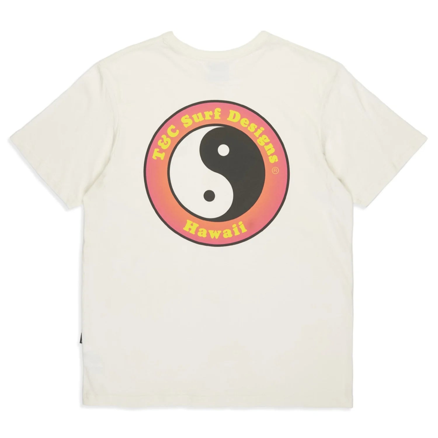  T&C SURF DESIGNS YY LOGO S/S TEE OFF WHITE