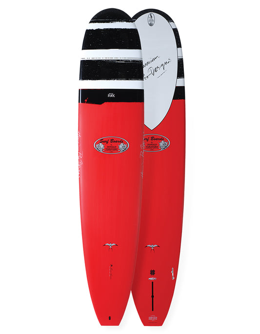  TAKAYAMA 9'0" IN THE PINK TUFLITE V-TECH FCSII LONGBOARD