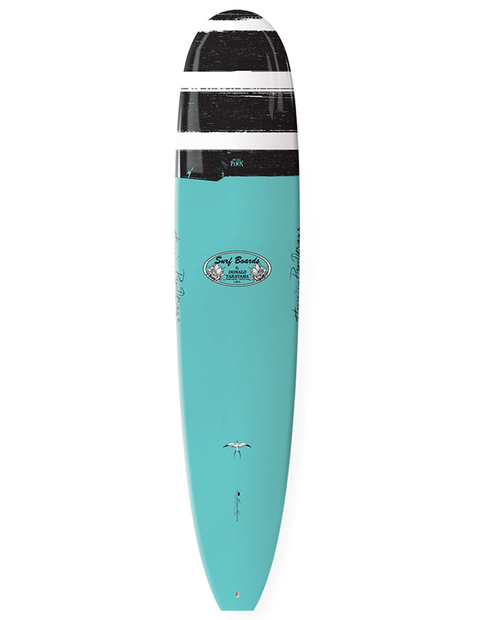  TAKAYAMA 8'6" IN THE PINK TUFLITE V-TECH FCSII LONGBOARD