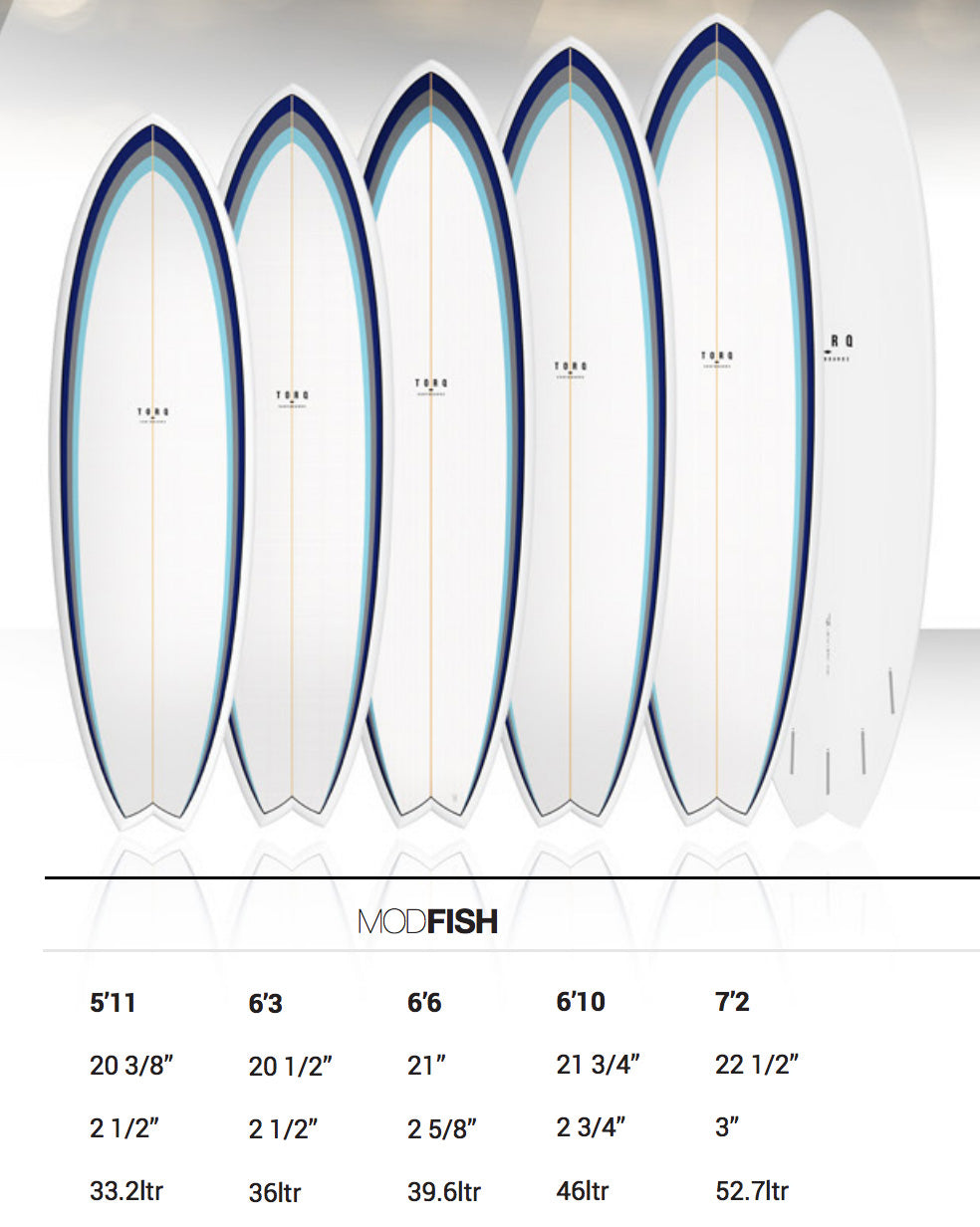  TORQ TET 5'11" - 7'2" FISH CLASSIC