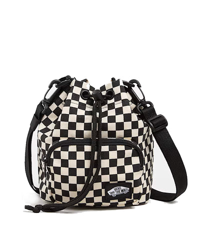  VANS ABD BUCKET BAG CHECKERS BLACK WHITE