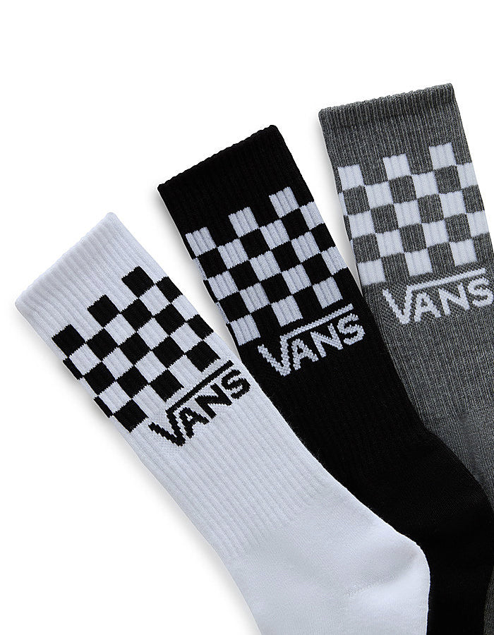  VANS CLASSIC CHECK CREW SOCKS (3 PAIRS)