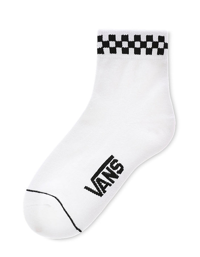  VANS PEEK-A-CHECK CREW SOCKS WHITE
