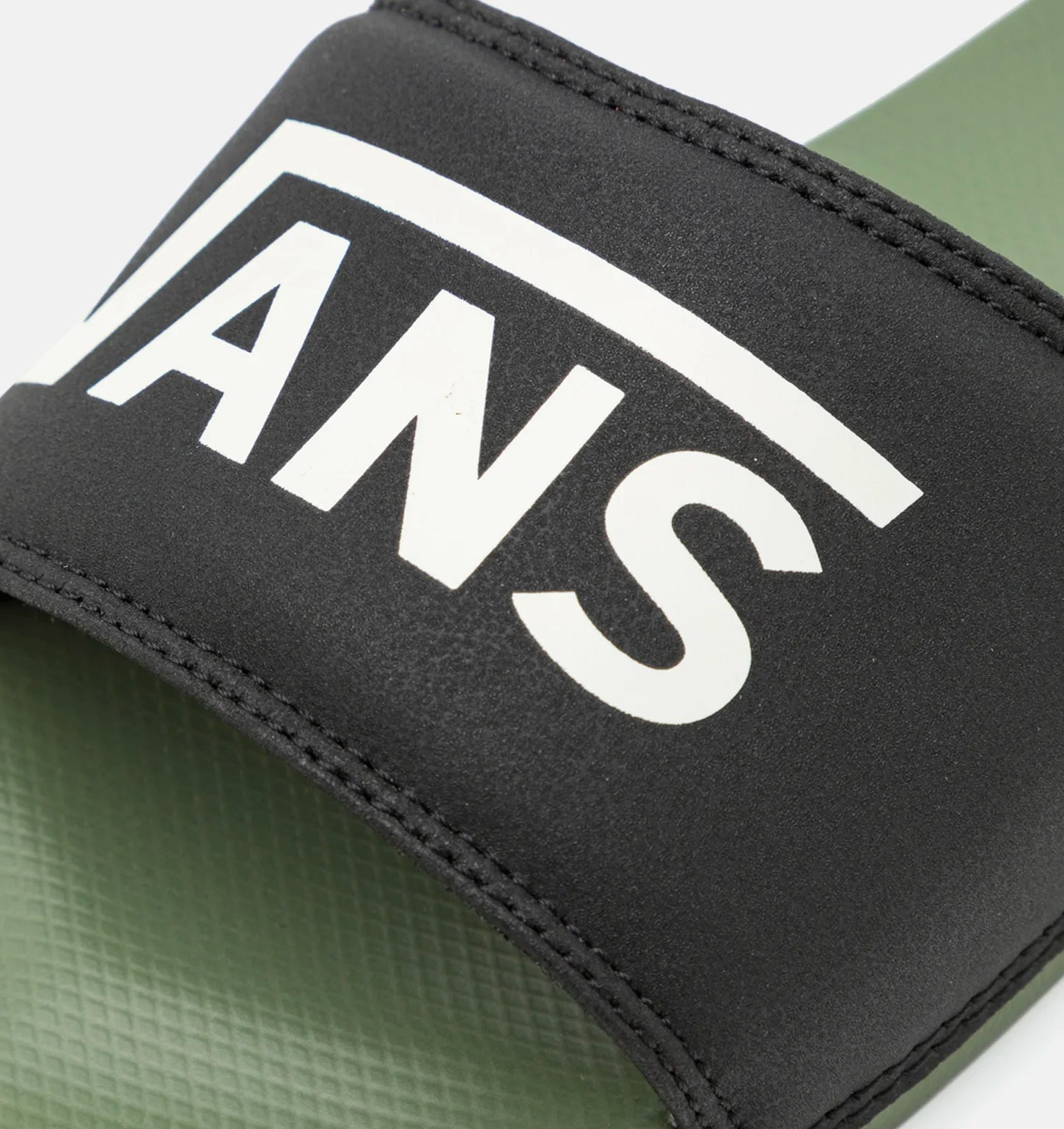  VANS SLIDE-ON SANDALS BLACK OLIVE