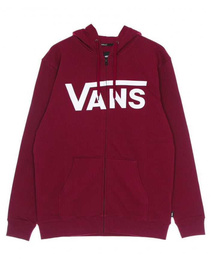  VANS CLASSIC ZIP HOODIE POMEGRANATE