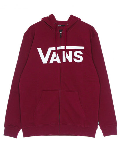  VANS CLASSIC ZIP HOODIE POMEGRANATE