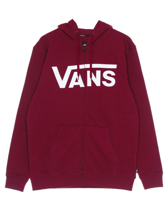  VANS CLASSIC ZIP HOODIE POMEGRANATE