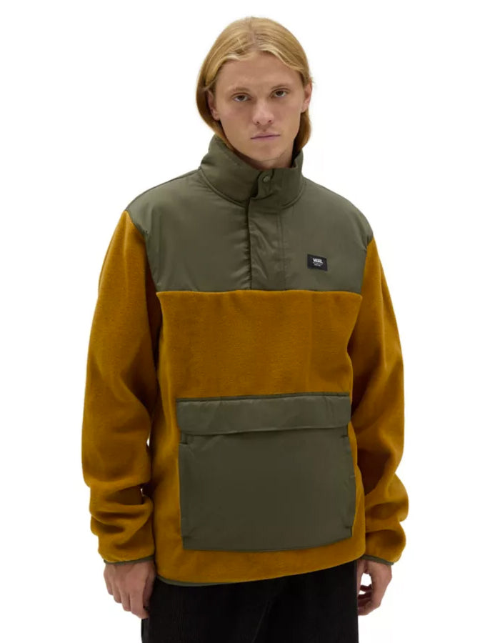  VANS MAMMOTH PULLOVER BROWN GREEN