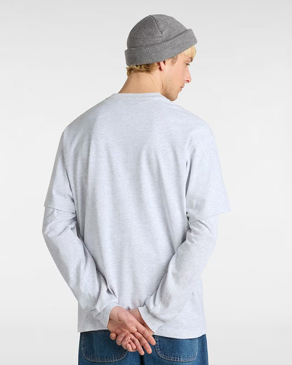  VANS LEFT CHEST II LOOSE T-SHIRT LOGO LIGHT GREY