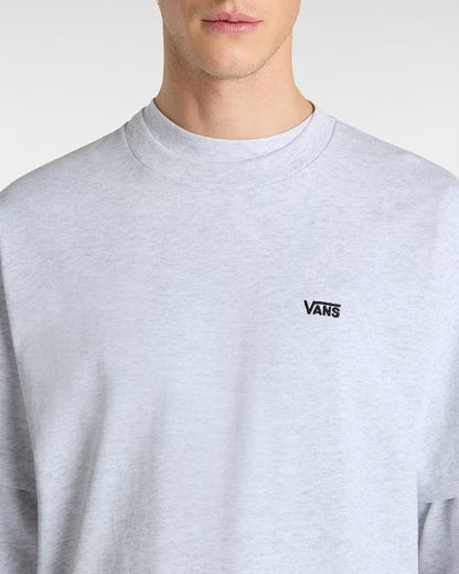  VANS LEFT CHEST II LOOSE T-SHIRT LOGO LIGHT GREY