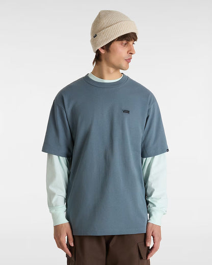  VANS LEFT CHEST II LOOSE T-SHIRT LOGO STORMY WEATHER