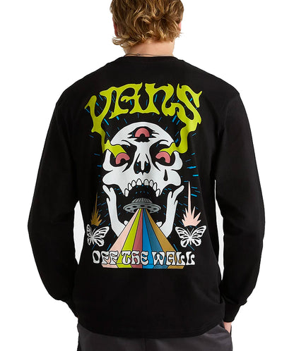 VANS SKULL SAUCER LONG SLEEVE T-SHIRT