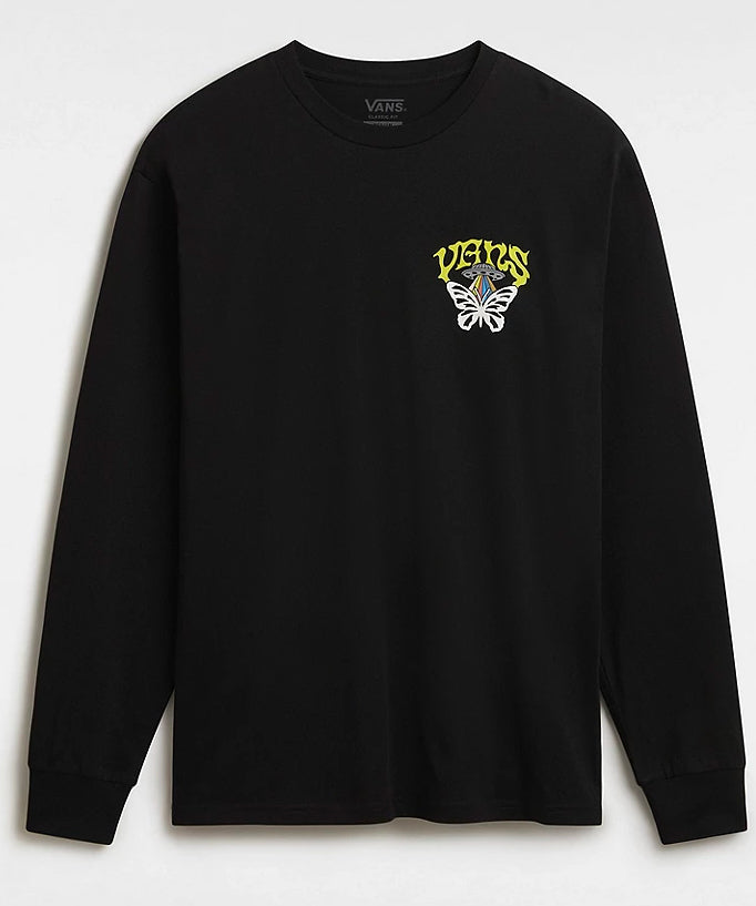  VANS SKULL SAUCER LONG SLEEVE T-SHIRT