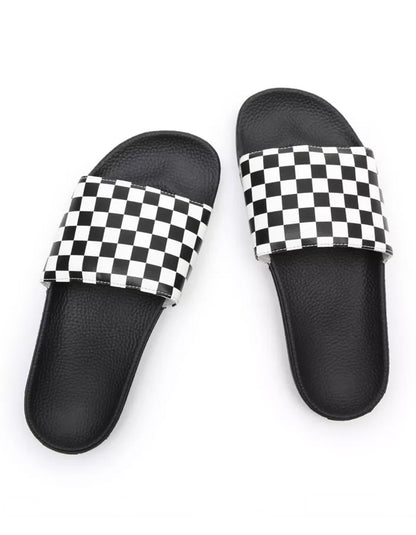  VANS CHECKERBOARD SLIDE-ON SANDALS