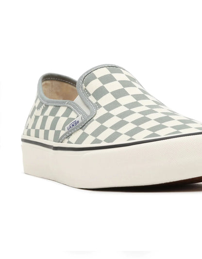  VANS CHECKERBOARD CLASSIC SLIP-ON SHOES GREEN