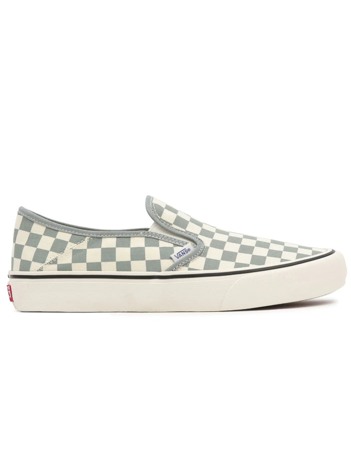  VANS CHECKERBOARD CLASSIC SLIP-ON SHOES GREEN