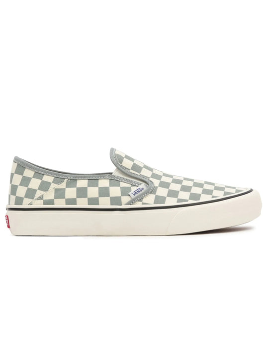 VANS CHECKERBOARD CLASSIC SLIP-ON SHOES GREEN