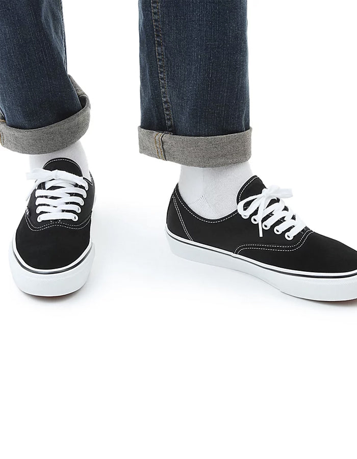  VANS SKATE AUTHENTIC SHOES BLACK