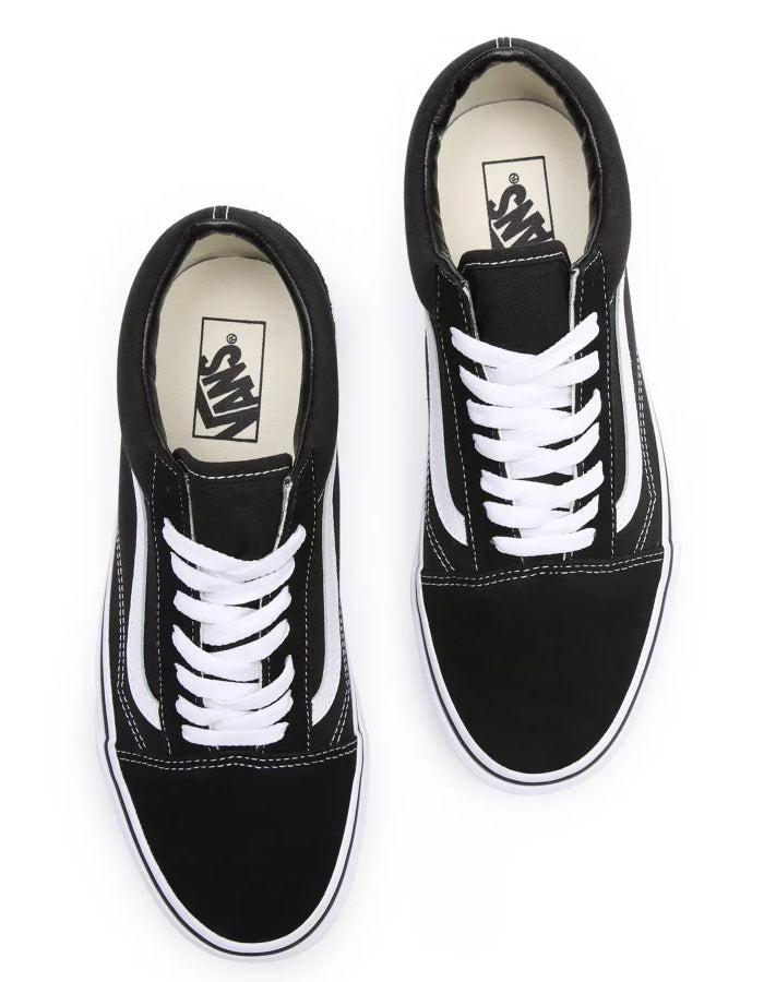  VANS OLD SKOOL SHOES BLACK WHITE