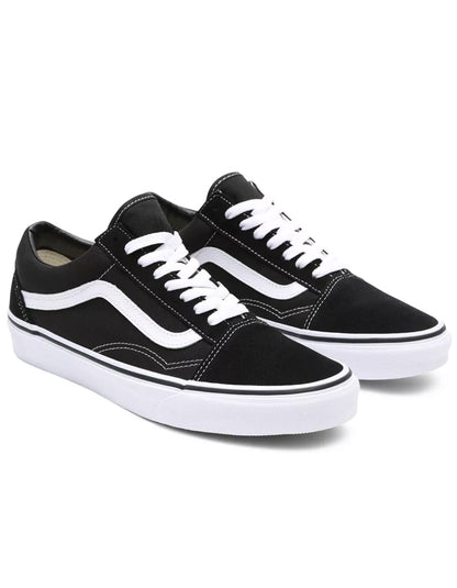  VANS OLD SKOOL SHOES BLACK WHITE