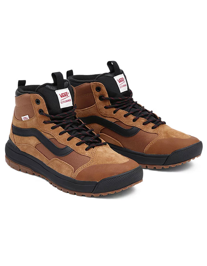 VANS ULTRARANGE EXO HI MTE-1 SHOES BROWN ORANGE